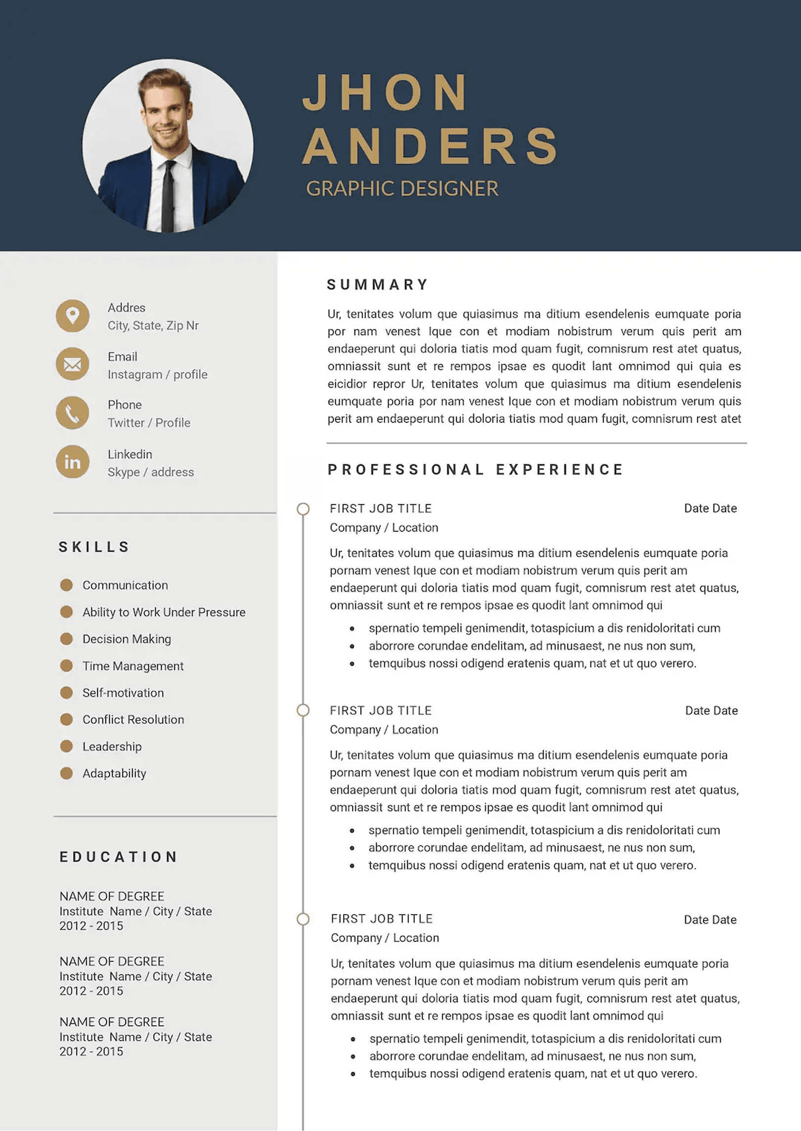 Classic Resume