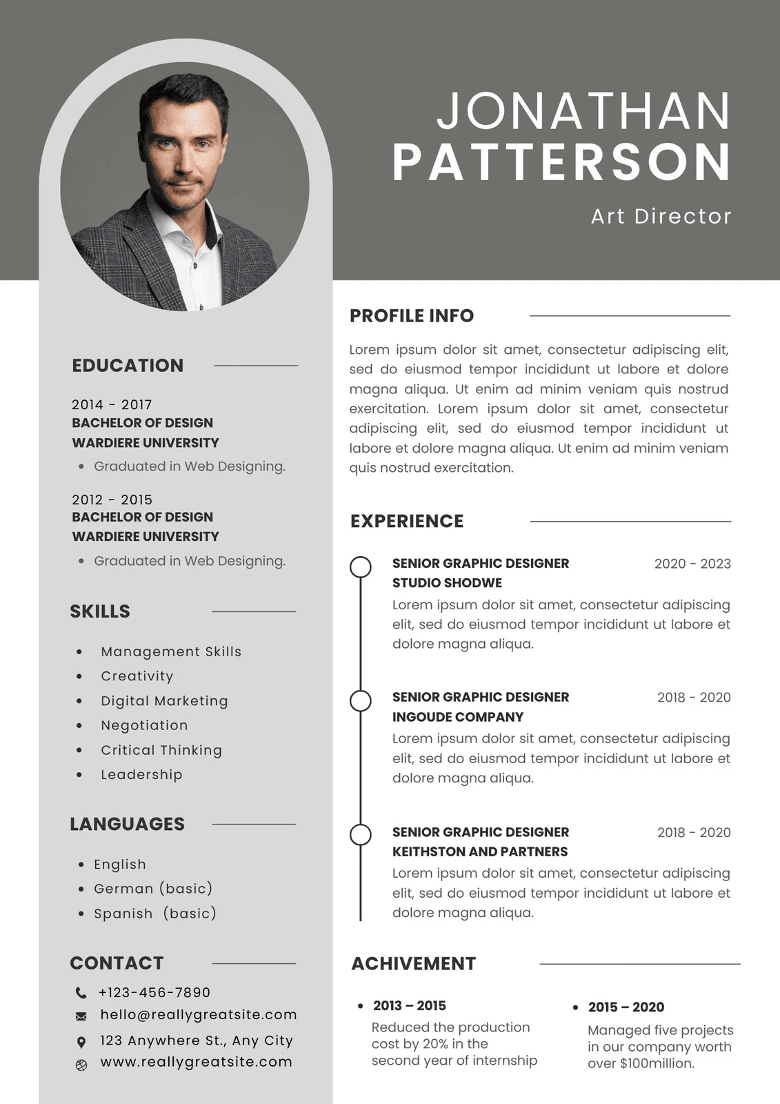 Experience Resume